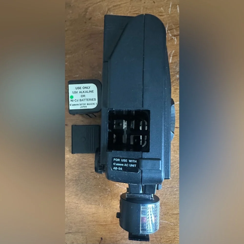 Canon AB-56 Automatic Speedlite Camera Shoe Mount Flash Unit w/Vivitar SL-2
